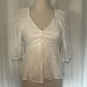 Sofia Jeans By Sofia Vergara 3/4 Sleeve Blouse Sofia Jeans size S